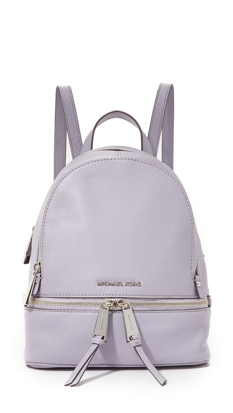 michael kors lavender backpack|michael kors purple tote bag.